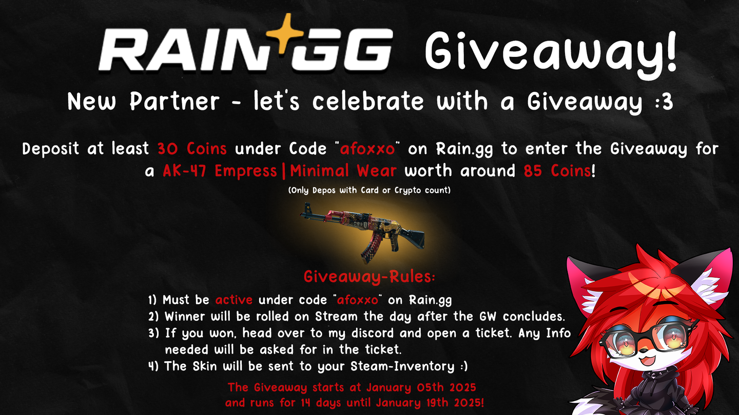 Raingg Giveaway #1